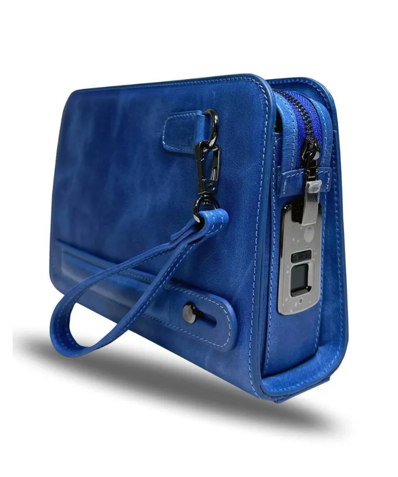 Nous – Parmak İzi Okuyuculu Hakiki Deri El Çantası - 011237