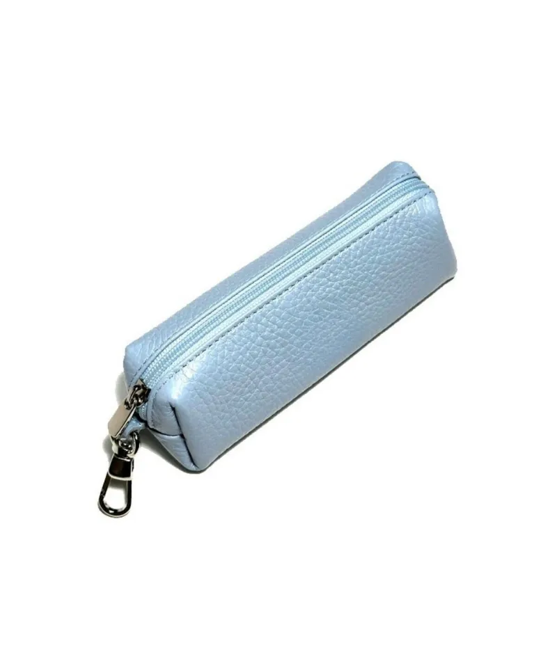 Hakiki Deri Çanta Askılı Fermuarlı Anahtarlık - 220125